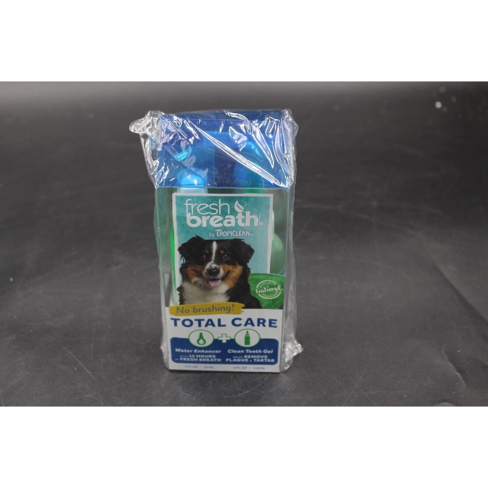 TropiClean Fresh Breath Total Care Oral Gel Kit for Dog